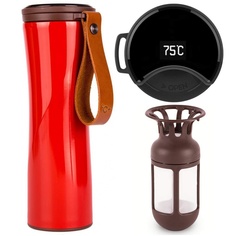 Термокружка Xiaomi Kiss Kiss Fish Moka Smart Cup Oled 430ml Red