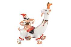 Скульптура. Дулевский фарфоровый завод. Потеха. 17,5 см.