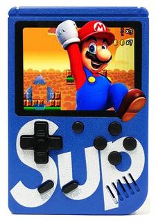 Портативная игровая консоль SUP Blue Game Box 8 bit 400 встроенных игр No Brand