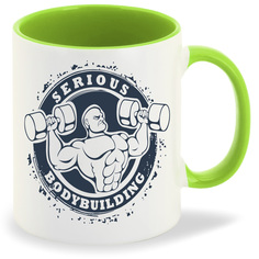 Кружка CoolPodarok Serious bode bodybuilding бодибилдинг