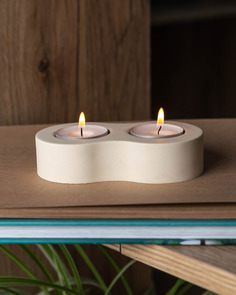 Подсвечник Snake S Ivory Musko Home