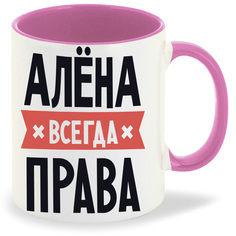 Кружка CoolPodarok АЛЕНА всегда права