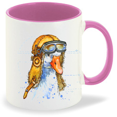 Кружка CoolPodarok Животные Гусь летчик