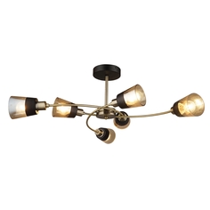 Потолочная люстра MD.4045-6-S AB+BK (Imex)