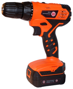 Акк. безударная дрель-шуруповерт Калибр ДА-12/2+