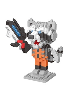 Конструктор Wisehawk Реактивный Енот NO. 2554 Rocket Raccoon Gift Series, 331 деталь