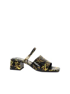 Босоножки женские Versace Jeans Couture 72VA3S33 черные 41 EU