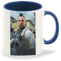 Кружка CoolPodarok Калда Call Of Duty (военный с ирокезом)