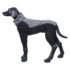 Комбинезон для собак Rukka, унисекс, черный, 45, длина спины 45.5 см