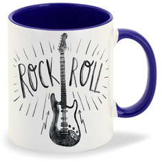 Кружка CoolPodarok Rock and roll Рок энд Ролл