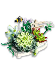 Конструктор LOZ mini Прекрасный вечный цветок для тебя 389 дет. № 1660