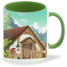 Кружка CoolPodarok fantasy life mabinogi Удочка Рыбалка Рыба Аниме