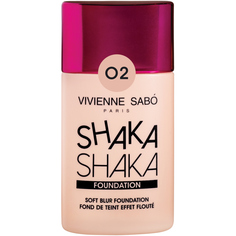 Тональный крем Vivienne Sabo с натуральным блюр эффектом Shaka Shaka, тон 02