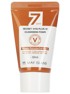 Пенка для умывания May Island 7 Days Secret Vita Plus-10 Cleansing Foam 30ml