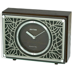 Кварцевые музыкальные настольные часы Rhythm CRH211NR06 с боем и деревянным корпусом