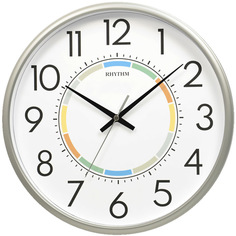 Бесшумные кварцевые настенные часы Rhythm CMG595NR66 с тихим ходом