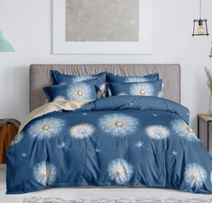 Постельное белье Mercury Home Воздушные одуванчики 1.5 СП Поплин 2 наволочки 50x70