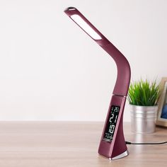 Светодиодная настольная лампа Elara бордовый (TL90220) ЕВРОСВЕТ Elektrostandard