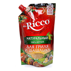 Кетчуп Mr.Ricco organic для гриля и шашлыка 350 г