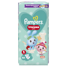 Подгузники-трусики Pampers Малышарики Джамбо Junior р 5 (12-17 кг) 50 шт