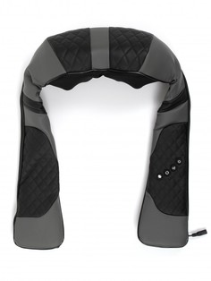 Роликовый массажер для шеи и плеч с ИК-прогревом электрический, серый Релаксы