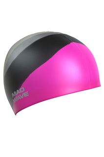 Шапочка для плавания Mad Wave Multi Adult Big pink