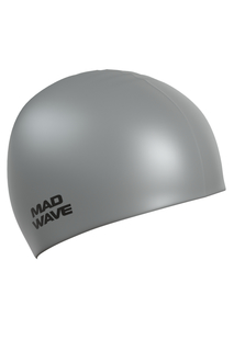 Шапочка для плавания Mad Wave Intensive Big grey