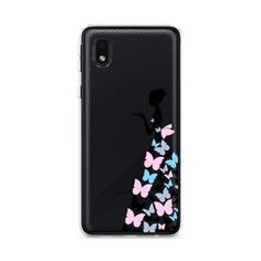 Чехол Awog "Платье из бабочек" для Samsung Galaxy A01 Core