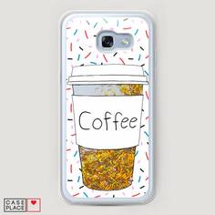 Чехол Awog "Coffee прозрачный стакан" для Samsung Galaxy A5 2017