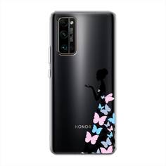 Чехол Awog "Платье из бабочек" для Honor 30 Pro Plus
