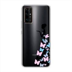 Чехол Awog "Платье из бабочек" для Honor 30