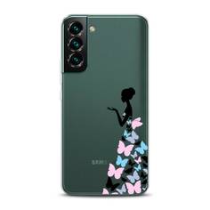 Чехол Awog "Платье из бабочек" для Samsung Galaxy S22