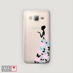 Чехол Awog "Платье из бабочек" для Samsung Galaxy J5