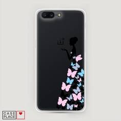 Чехол Awog "Платье из бабочек" для OnePlus 5