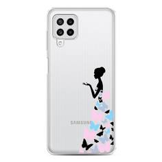 Чехол Awog "Платье из бабочек" для Samsung Galaxy M22
