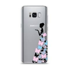 Чехол Awog "Платье из бабочек" для Samsung Galaxy S8