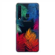 Чехол Awog "Рамка из перьев" для Samsung Galaxy A9 2018