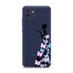 Чехол Awog "Платье из бабочек" для Samsung Galaxy A03