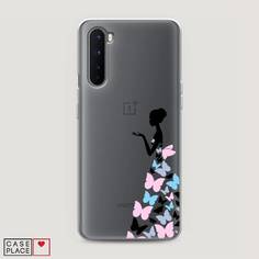 Чехол Awog "Платье из бабочек" для OnePlus Nord