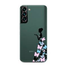 Чехол Awog "Платье из бабочек" для Samsung Galaxy S22 +