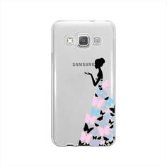 Чехол Awog "Платье из бабочек" для Samsung Galaxy A3