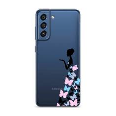 Чехол Awog "Платье из бабочек" для Samsung Galaxy S21 FE 5G