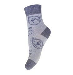 Носки детские Брестские хлопок светло-серые котики р 13-14