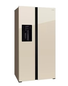 Холодильник Hiberg RFS-650DX NFGY inverter бежевый