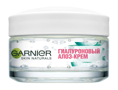 Алоэ-гель для лица Garnier Skin Naturals гиалуроновый, ночной, 50 мл