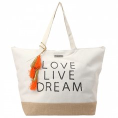 Пляжная сумка женская Les Tropeziennes ETR 01, бежевая