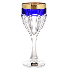Бокалы для красного вина 290 мл 6 шт Crystalite Bohemia "Сафари Синие" 104970