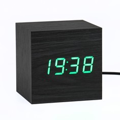 Настольные электронные часы Цифра, зеленая индикация No Brand