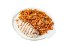 Капуста тушеная ВкусВилл с куриным филе на гриле 220 г