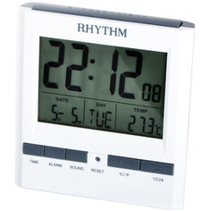 Цифровой будильник с термометром и отображением дней недели Rhythm LCT078NR03
